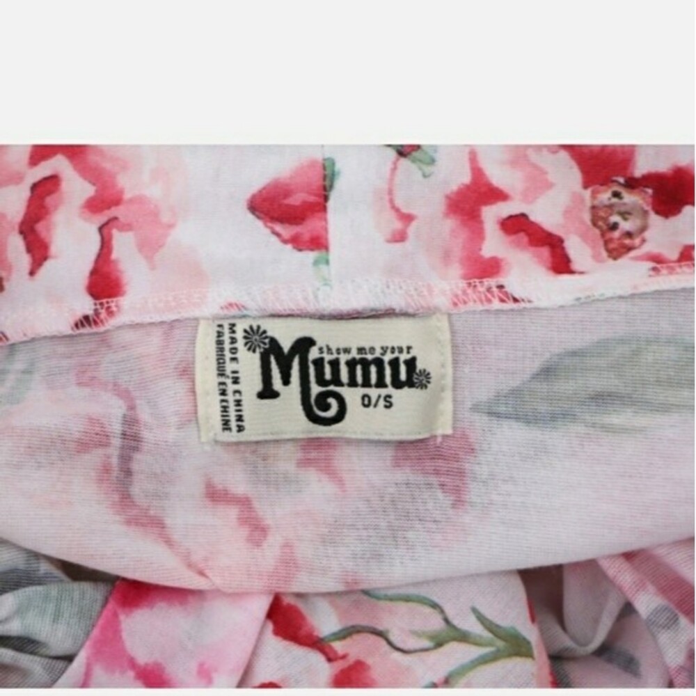 Show me your mumu pink floral Brie kimono wrap with pockets/belt SM - Picture 10 of 13